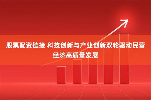 股票配资链接 科技创新与产业创新双轮驱动民营经济高质量发展